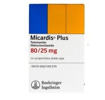 MICARDIS PLUS 80MG/25MG 14 COMPRIMIDOS