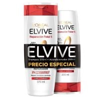 SHAMPOO ELVIVE 400 ML + ACONDICIONADOR RESTAURACION TOTAL 5 200 ML