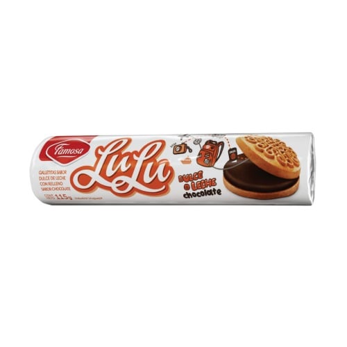 Galletas Lulu Chocolate Y Dulce De Leche 115 G