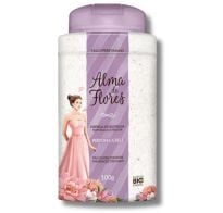 TALCO CORPORAL ALMA DE FLORES ROSADO 100 GR