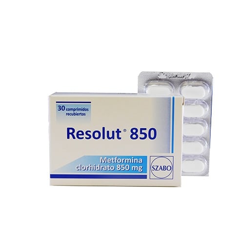 RESOLUT 850 MG 30 COMPRIMIDOS