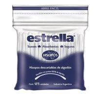 Hisopos Estrella 125 Unidades 
