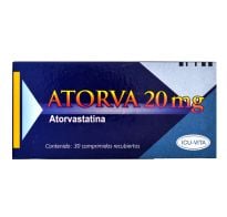 Atorva 20 Mg 30 Comprimidos