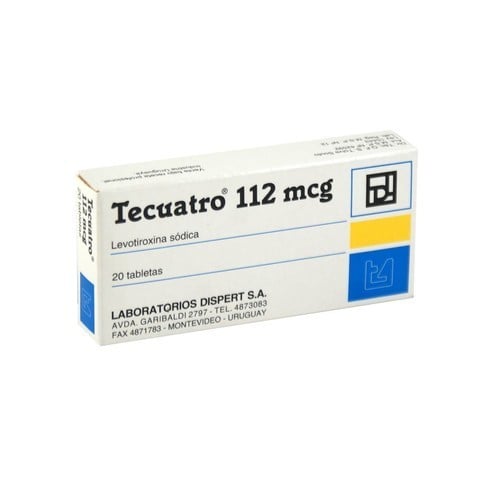 Tecuatro 112 Mcg 20 Tabletas