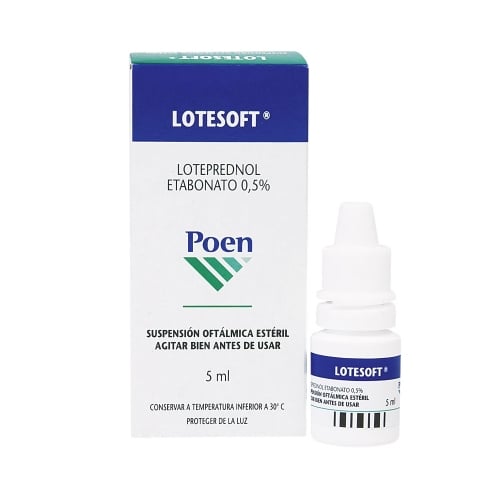 LOTESOFT SOLUCION OFTALMICA 5 ML