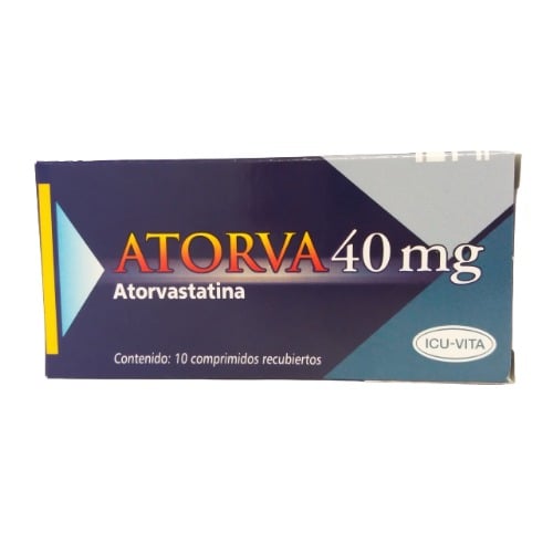 Atorva 40 Mg 10 Comprimidos