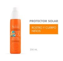 PROTECTOR SOLAR AVENE NARANJA SPRAY NIÑOS F50+ 200 ML.