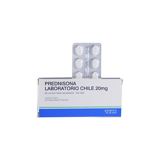 Prednisona Teva 20 Mg 20 Comprimidos