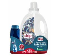 Jabón Líquido Para Ropa Skip Diluible 500 Ml + Botella