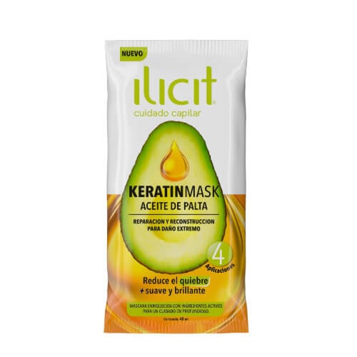 Mascarilla Capilar Ilicit Keratin Mask Palta 40 Ml