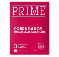 Preservativos Prime Corrugado 3 Unidades