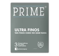 Preservativos Prime Ultrafino 3 Unidades