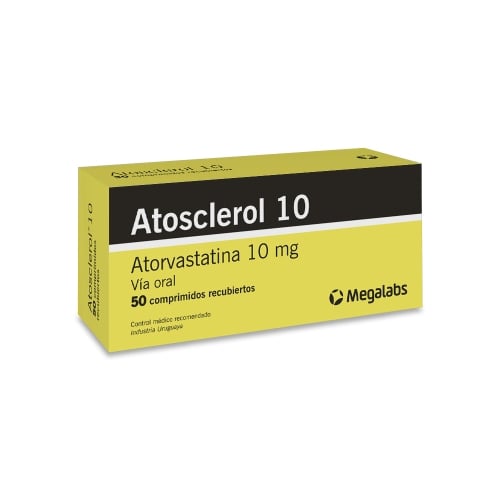 Atosclerol 10 Mg 50 Comprimidos