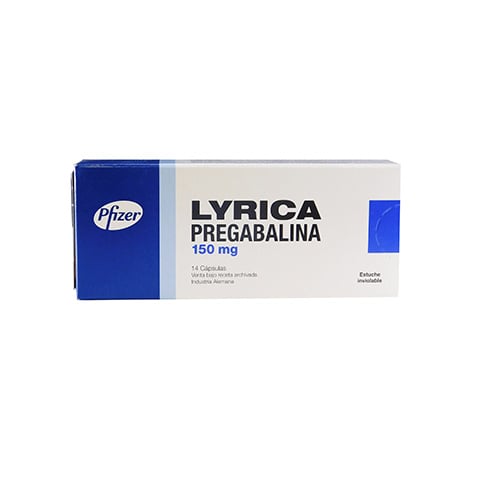 Lyrica 150 Mg 14 Cápsulas