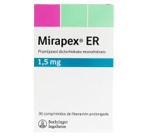 Mirapex Er 1.5 Mg 30 Comprimidos