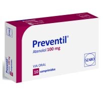 Preventil 100 Mg 10 Comprimidos