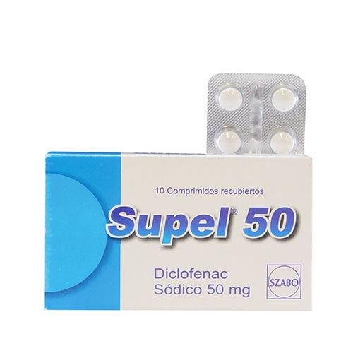 Supel 50 Mg 10 Comprimidos