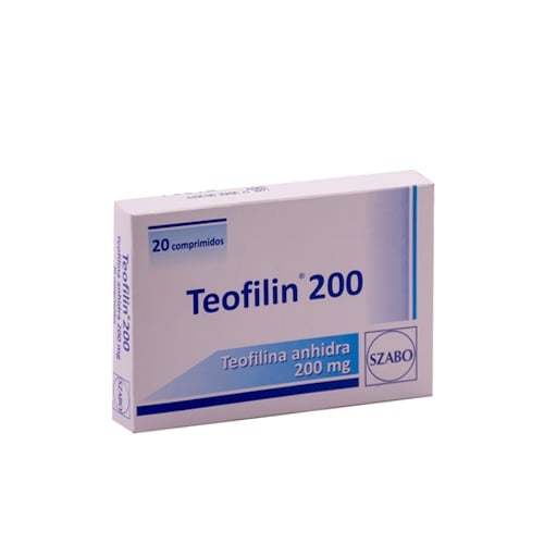 Teofilin 200 Mg 20 Comprimidos