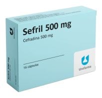 Sefril 500 Mg 16 Cápsulas