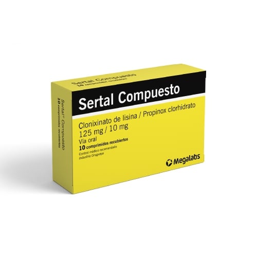 SERTAL COMPUESTO 10 COMPRIMIDOS