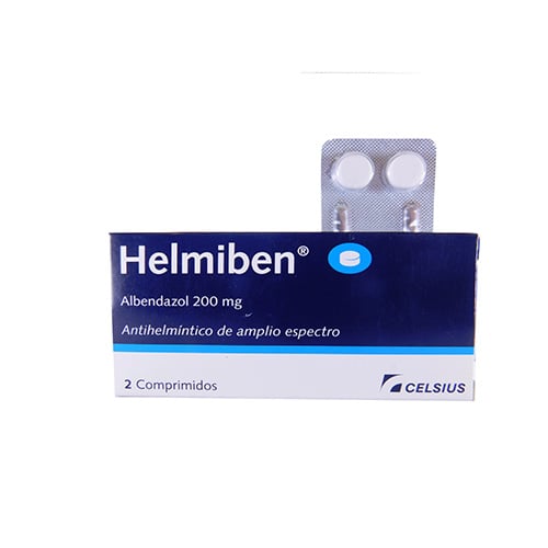 Helmiben 200 Mg 2 Comprimidos