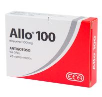 Allo 100 Mg 25 Comprimidos