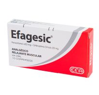 Efagesic 450 Mg / 35 Mg 10 Comprimidos