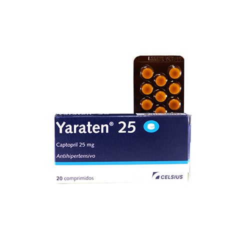 Yaraten 25 Mg 20 Comprimidos