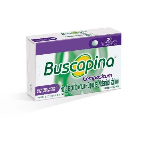 BUSCAPINA COMPUESTA 20 COMPRIMIDOS