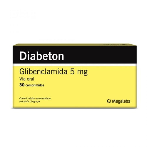 DIABETON 5 MG 30 COMPRIMIDOS