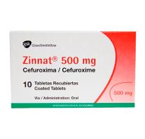 Zinnat 500 Mg 10 Comprimidos