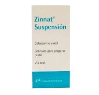 Zinnat Suspensión 125 Mg 50 Ml