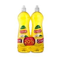 Detergente Cristal Limón 2 Unidades 1.25 L (b)