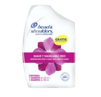 Shampoo Head & Shoulders 2 En 1 375 Ml + Shampoo 180 Ml