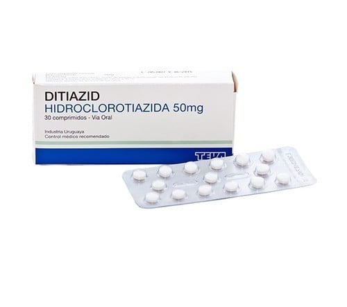 Ditiazid 50 Mg 30 Comprimidos