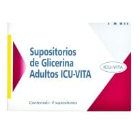 Supositorios Glicerina Icu Adultos 4 Unidades