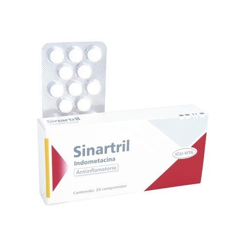 Sinartril 25 Mg 20 Comprimidos