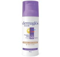 Protector Solar Dermaglós Facial Tono Claro Fps50 50 G