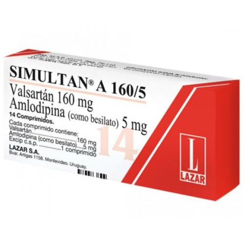 Simultan A 160/5 Mg 28 Comprimidos