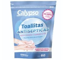 Toallitas Antisepticas Calypso 60 Unidades