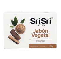 Jabón En Barra Vegetal Sri Sri Con Sándalo 100 G