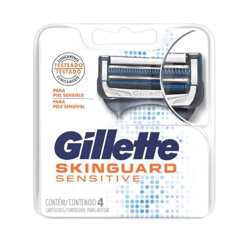 Repuesto De Afeitadora Gillette Skinguard Sensitive 4 Unidades