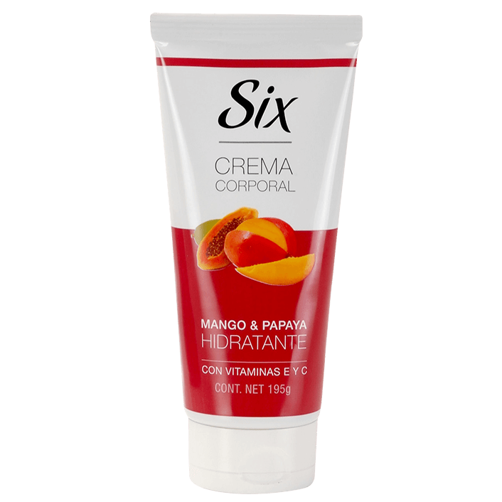 Crema Corporal Six Papaya Y Mango 195 G