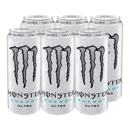 Funda Monster Zero Ultra 473 Ml 6 Unidades