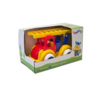 Juego Jumbo Fire Truck Con 2 Figuras Camión De Bomberos