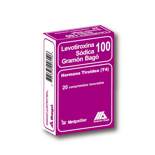 Levotiroxina 100 Mcg 20 Comprimidos