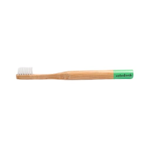 Cepillo De Dientes Naturbrush De Bamboo Niños Rojo