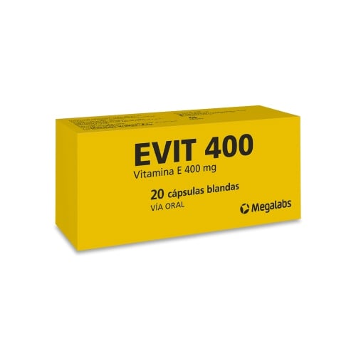 EVIT 400 MG 20 CÁPSULAS