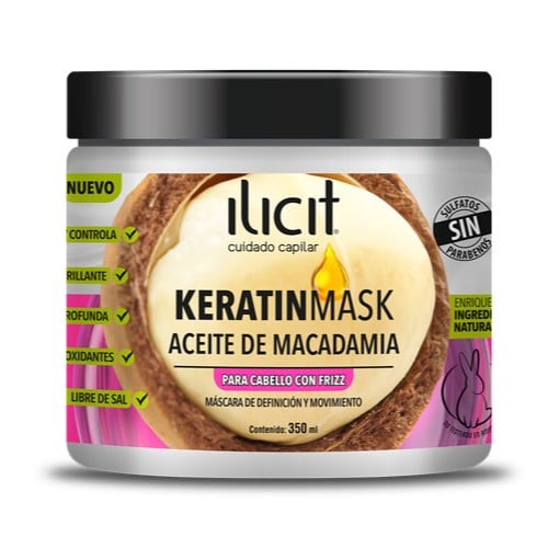 Mascarilla Capilar Ilicit Keratina Macadamia 350 Ml