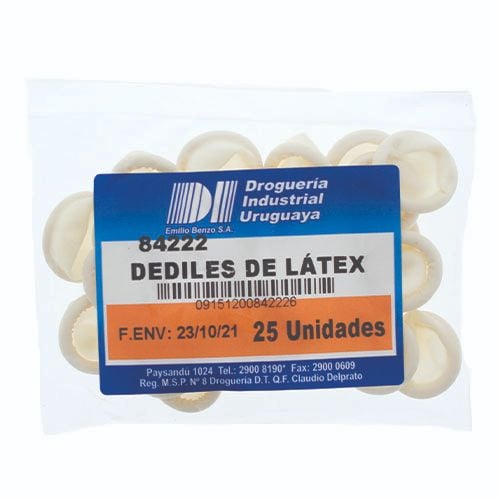 Dediles Látex Diu 25 Unidades